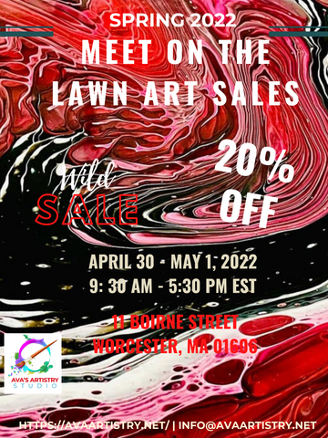 Meet on the Lawn Arts Sales!!