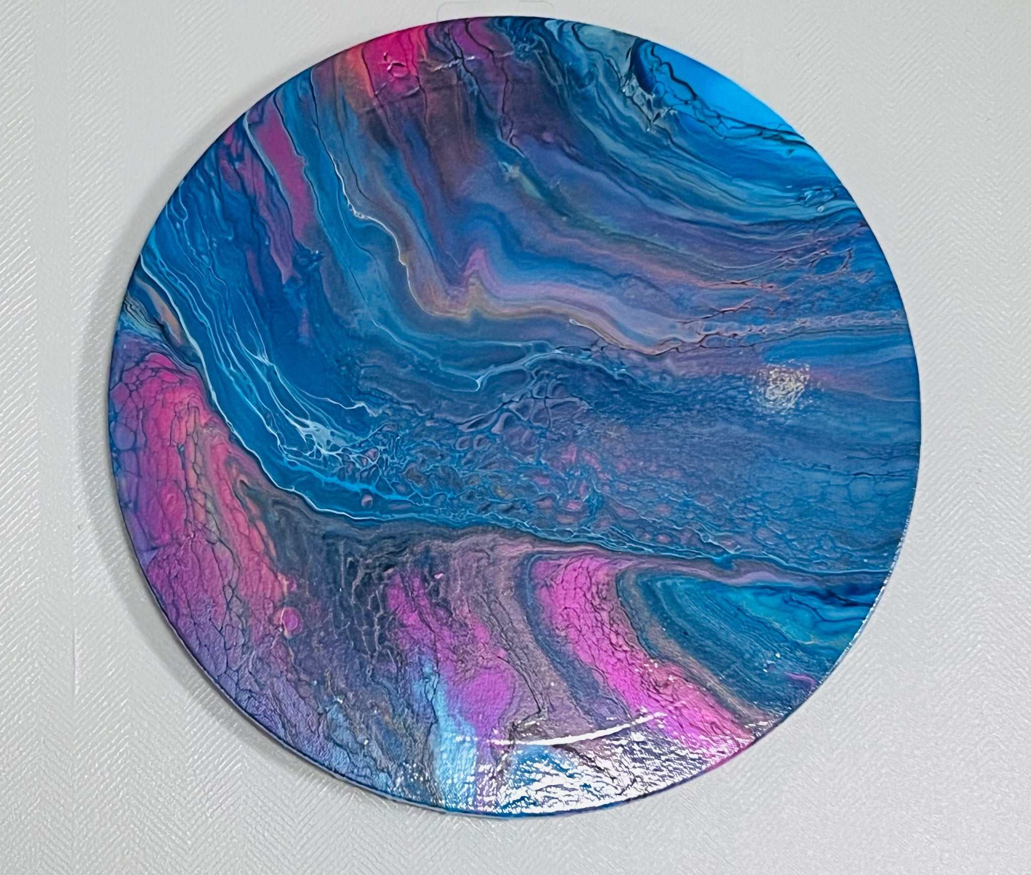 Crimson & Blue Bloom Swipe