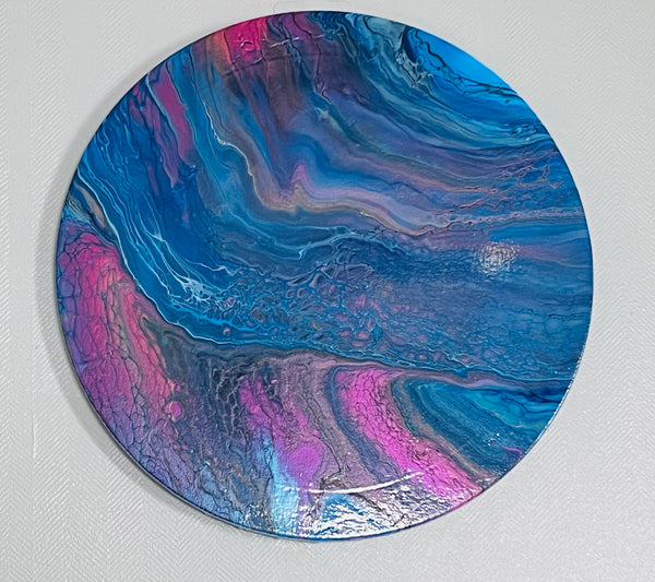 Crimson & Blue Bloom Swipe