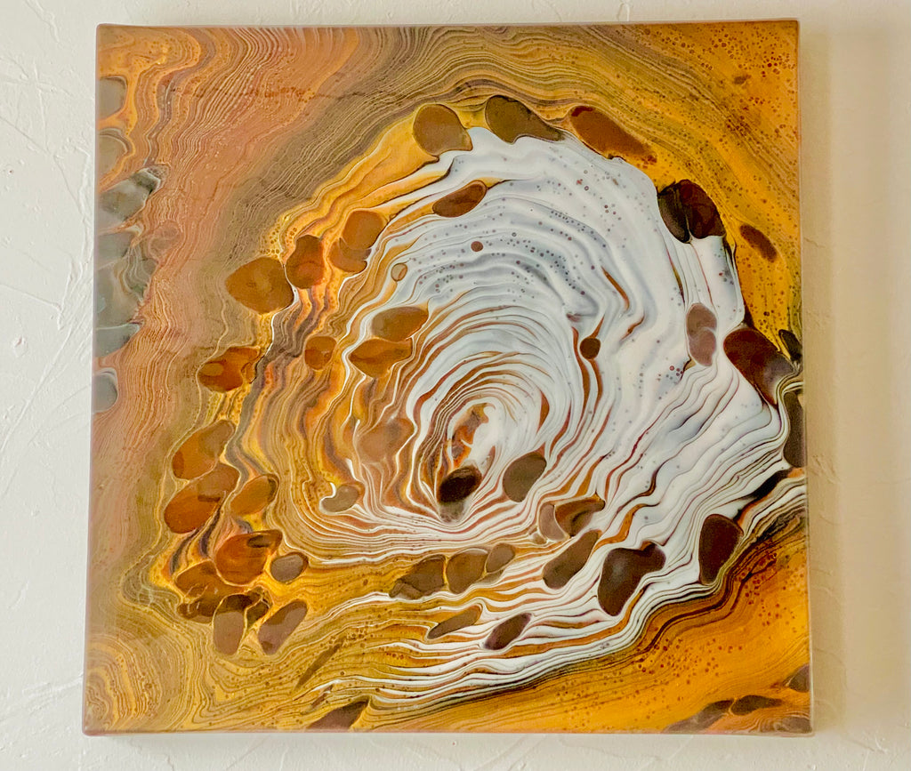 Resin Paintings: Rich, Thick, Vibrant “Toxic Beauty” On Canvas