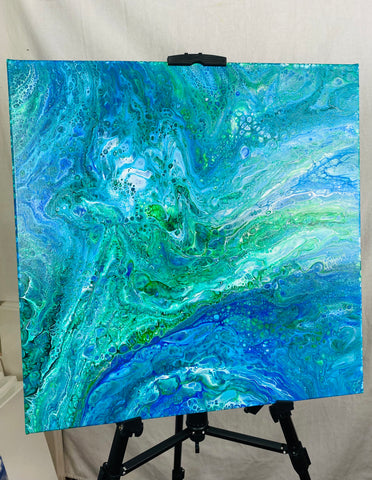 Blue-Green Coral Reef I