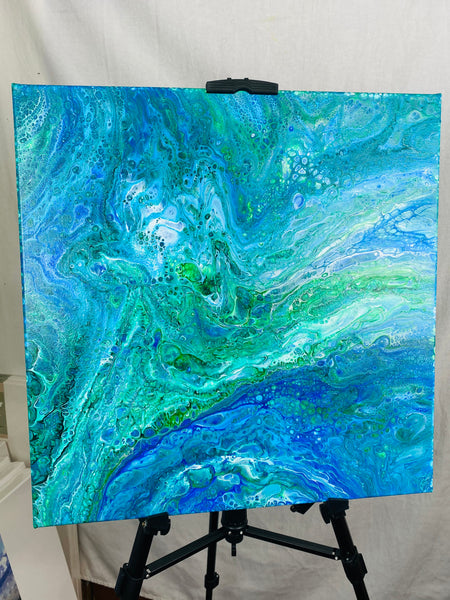 Blue-Green Coral Reef I