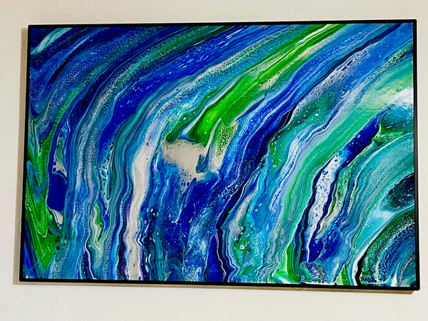 24x36 inches Earth's Aerial View