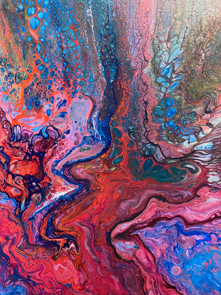 Flowing Lava on a Reef