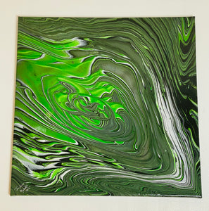 Green Metallic Storm