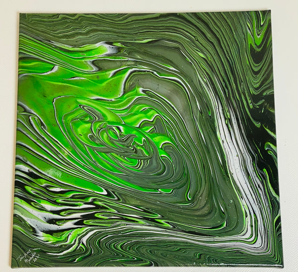 Green Metallic Storm