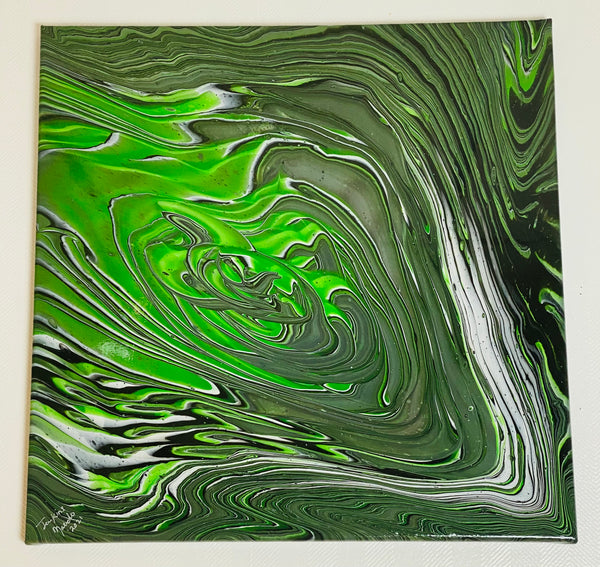 Green Metallic Storm