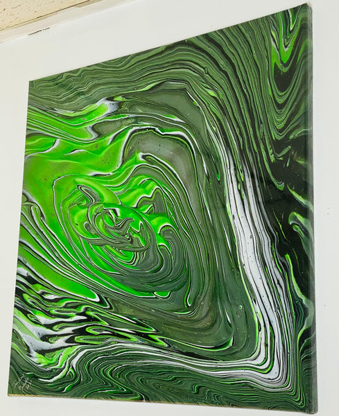 Green Metallic Storm